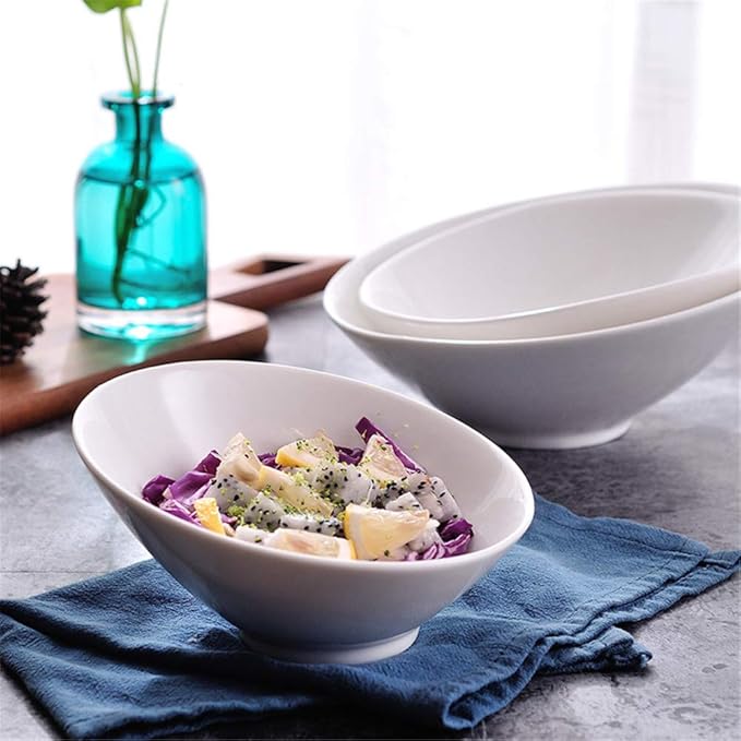 Plato de cerámica blanco puro personalidad microondas horno ...