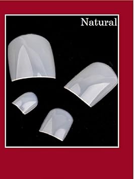 VIKSON INTERNATIONAL 1 Set 20pcs Natural Artificial False Toe Nails Tips for Nail Art Decorations Foot Manicure Beauty Tools Fake Nails for toe