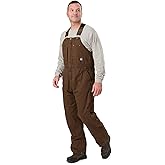 Berne Men's Heartland Insulated Washed Duck Bib Overall