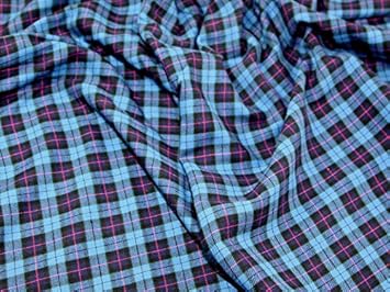 Tartan gebürstete Baumwolle Kleid Stoff Cranleigh – Meterware