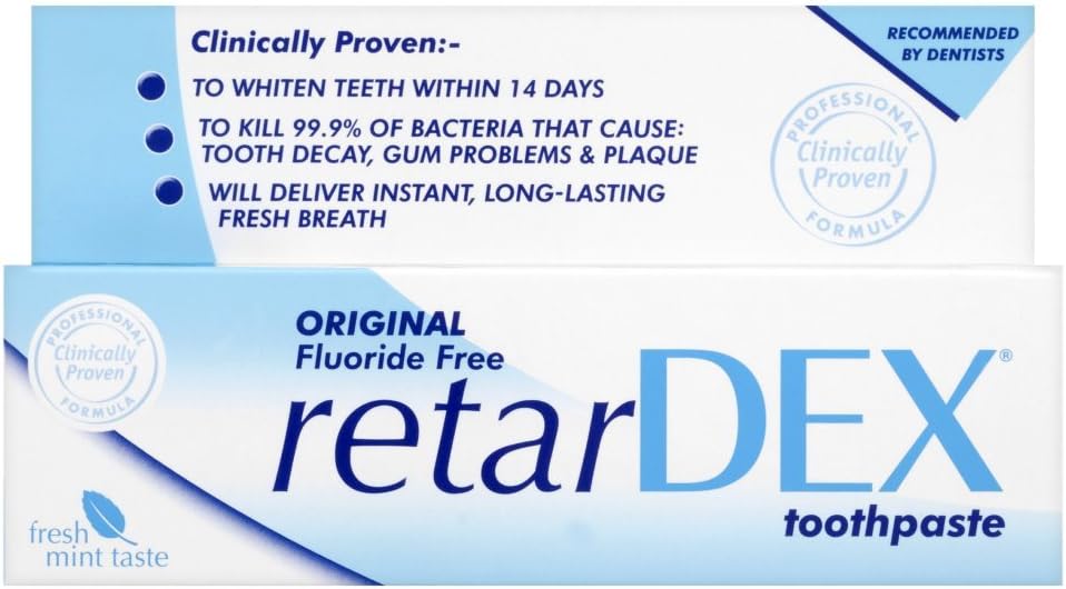 RetarDEX Original FluorideFree Toothpaste 75 ml (Pack of 2) Amazon.co