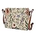 Ladies Garden Flower Tapestry Mini Satchel Cross-body Bag Adjustable Strap also as Small Shoulder Bag by Signare (XB02-MGD)l