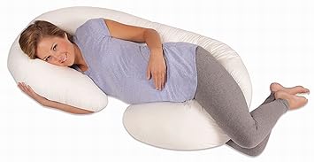 Snoogle Total Body Pillow Ivory Amazon Co Uk Kitchen Home