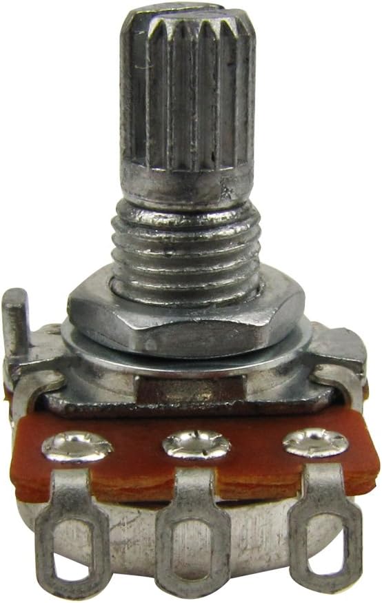 FLEOR B250K Mini Potentiometer Linear Taper Pots with Bayonet L15mm Short Split Shaft for Electric Bass Guitar Control Tone Volume Parts - Image 3