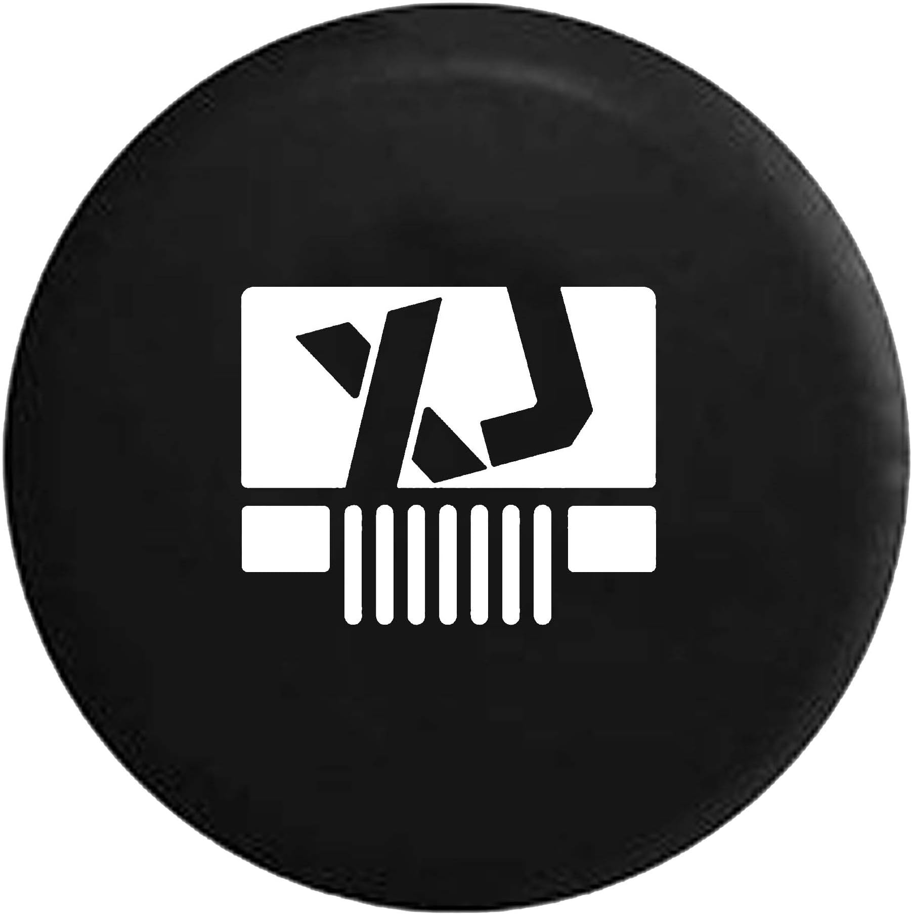 Jeep Cherokee XJ Grill Lifted Offroad Spare Tire Cover Vinyl Black 31 in