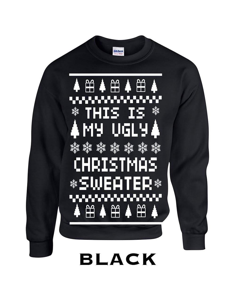 Ugly Christmas Sweater Adult Crew 
