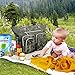 Diaper Tote Bag for Father Mother with Waterproof Changing Mat and Stroller Straps, Best Stylish Mommy Handbags for Kids Nappy Baby Shower