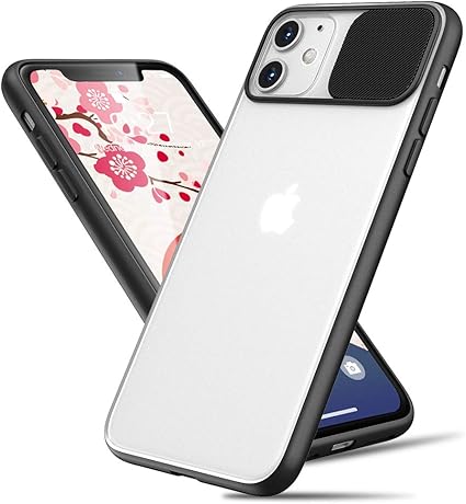 Amazon Co Jp Sitikai Iphone 11 ケース 半透明 カメラレンズ保護 軽量 一体感 Tpu Pc素材 マット感 擦り傷防止 耐衝撃 黄ばみなし アイフォン11 カバー ブラック 家電 カメラ