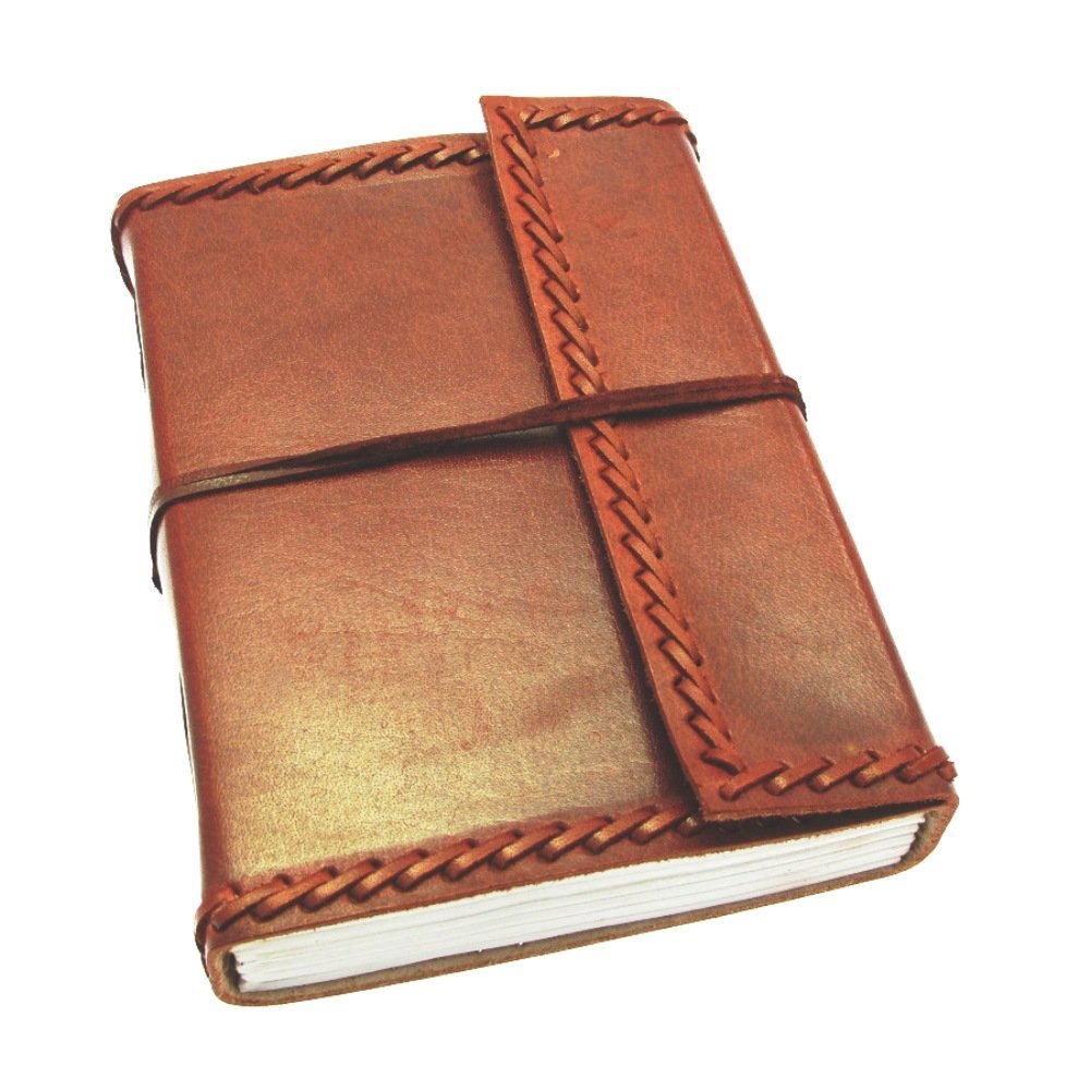 Leather Journal Notebook Large Stitched 135 x 185mm