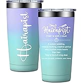 BIRGILT Hair Stylist Gifts - Hairstylist Hairdresser Gifts for Women - Christmas Birthday Graduation Gift for Hair Stylist Female - Cosmetology Hair Dresser Gift Idea - 20oz Hairdresser Tumbler