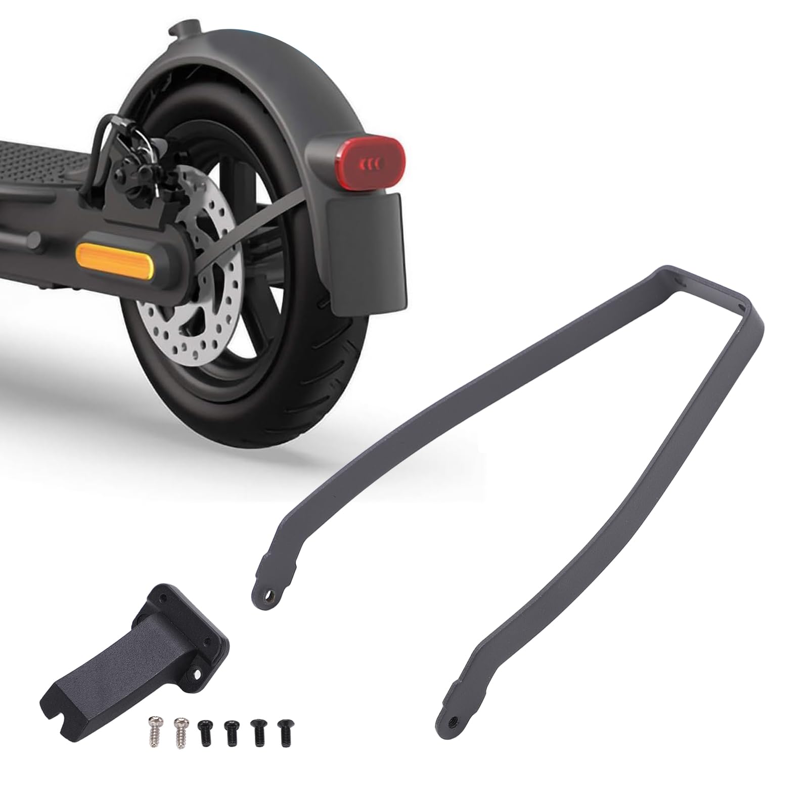NCONCO Rear Fender Mudguard Bracket Mudguard Holder With Screws Scooter Replacement Parts Accessory Fit for Xiaomi Pro 2 Electric Scooter