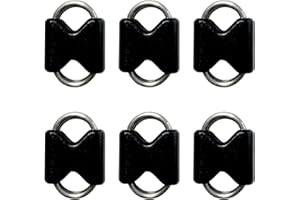 6Pcs Camera Strap Oval Split Rings with Caps,15x10x5mm Camera Lug Ring Shoulder Strap Compatible with Nikon Compatible with C