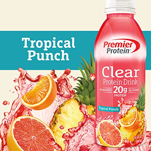 2 Premier+Protein+Clear+Drink+Tropical