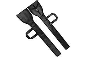 UK EMPIRE GROUP Masonic Knights Templar Sword Carrying Case Black Leather 92 cm | Soft Padded Storage Bag