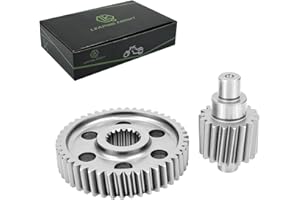 LK LEAPING KNIGHT Secondary Transmission Gear High Performance GY6 49cc 50cc 80cc 100cc Racing Final Drive Gear Set fit for 139QMB 139QMA 147QMD Engine Scooter Moped ATV Go Kart (18-46T)