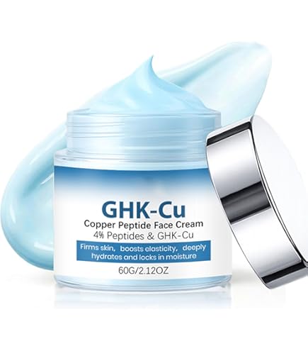 does ghk cu lighten skin Amazon.com: GHK-Cu Copper Peptide Face Cream, Deep Hydrating Moisturizer, Fast Absorbing, Nourishes Dry Skin, Boosts Firmness & Radiance, Natural Care for Dry, Mature & Sensitive Skin, Face & Body, 2.21 oz :
