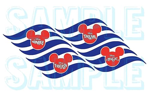 Amazon Com 12 Disney Cruise Gift Magnets Dcl Fish Extender Gift