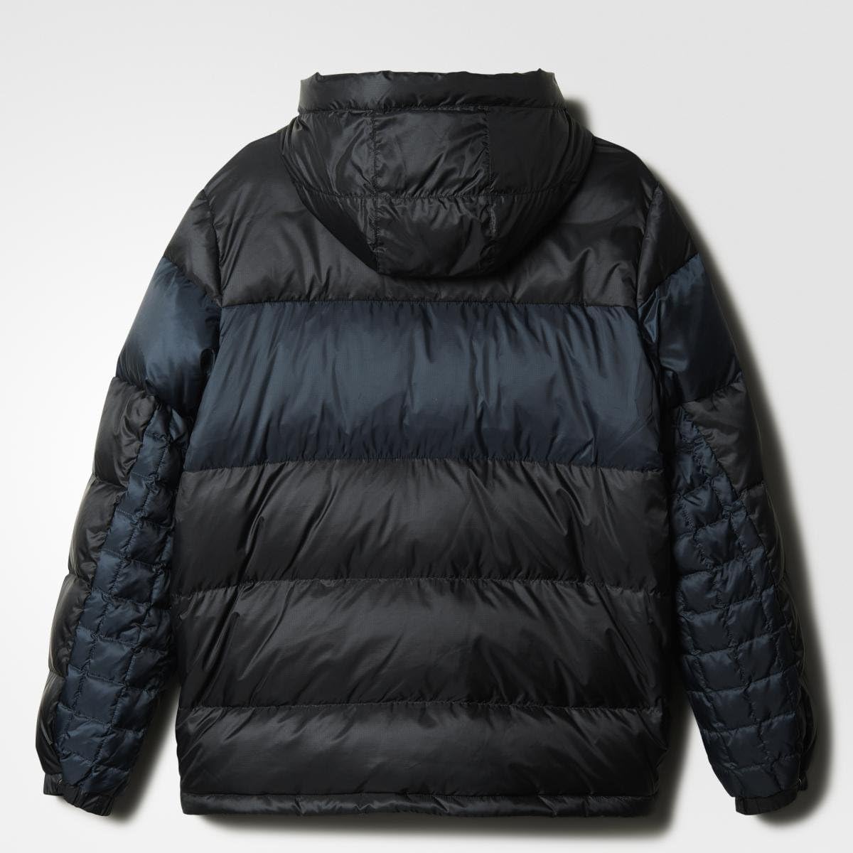 adidas originals down filled parka coat in black