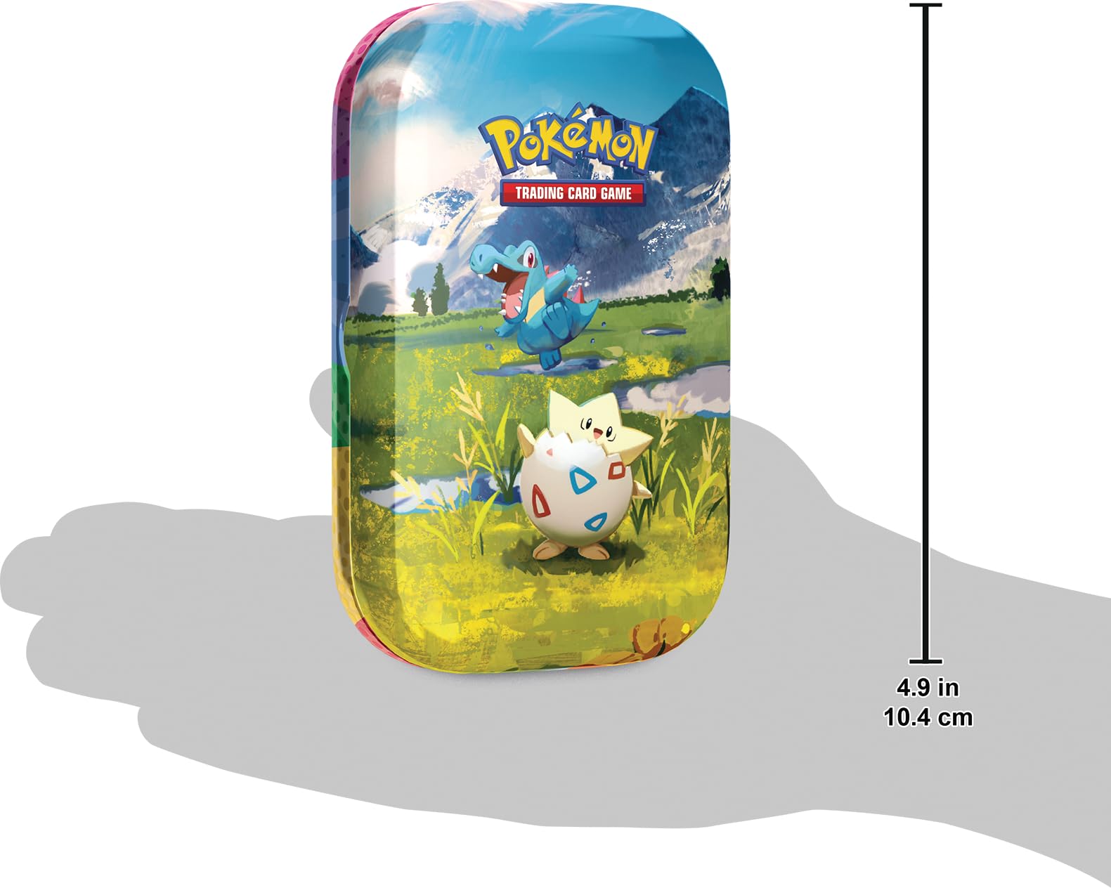 Pokémon-Sammelkartenspiel: Mini-Tin-Box Mega-Entwicklung – Erhabene Helden: Togepi und Karnimani (1 Stickerbogen, 1 Pokémon-Bildkarte und 2 Boosterpacks) 6