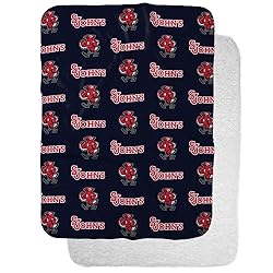 St. Johns University Logo Pattern Sherpa