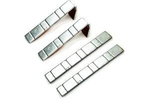 QUE-T Metal Counterweight Weight Balance Block for 1:10 1.9" 2.2" Wheel Rim RC Crawler Axial SCX10 90046 D90 TRX-4 Pack of 4