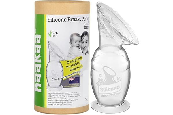 Haakaa Manual Breast Pump with Base 5.4oz/150ml