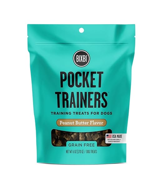 BIXBI POCKET TRAINERS, PEANUT BUTTER – TRAINING TREATS...