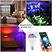 Alritz Smart Bluetooth LED Bulb with Speaker, E27 Dimmable Multi-Color Changing Light Bulb Smart Phone Controlled RGB Music Bulb, Compatible with Android and iOS