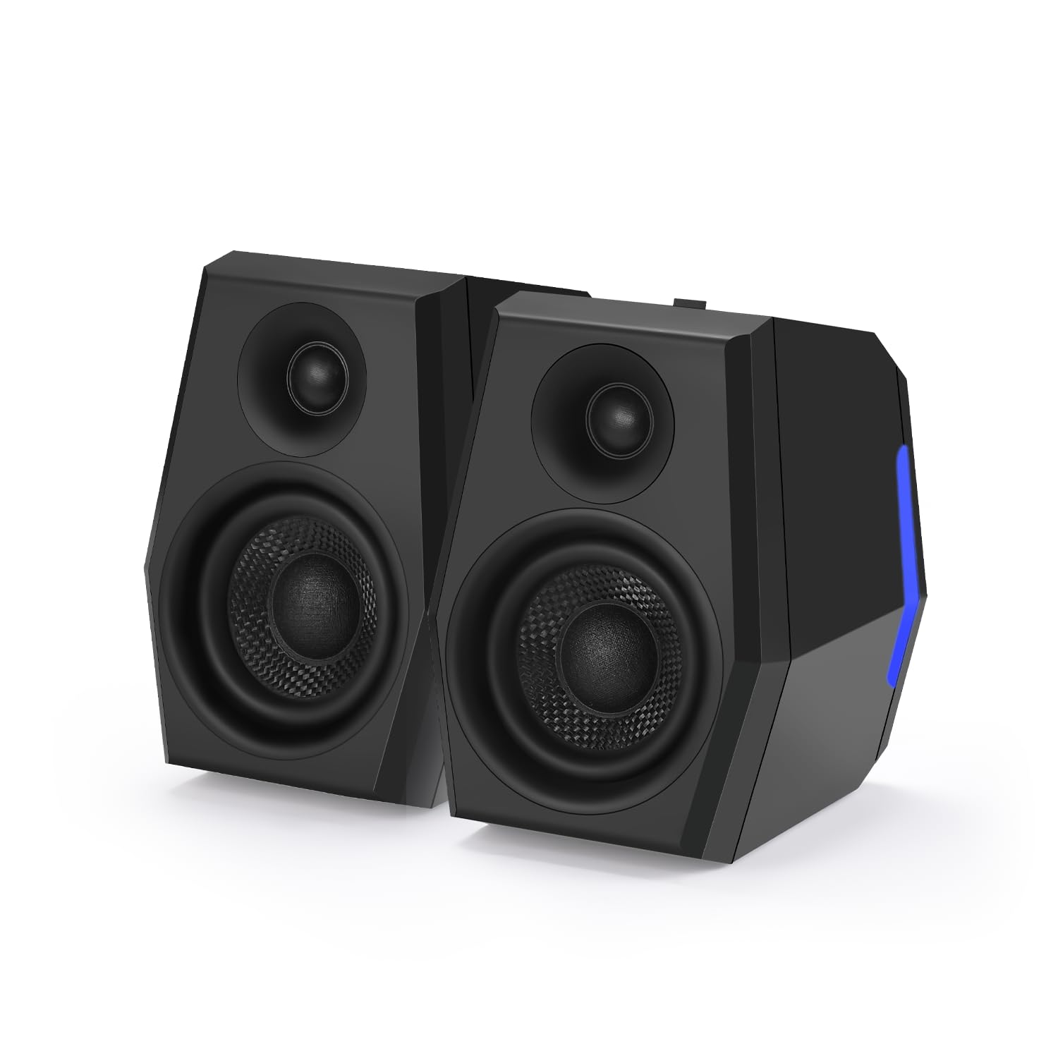 Sanyun SW209 36W Immersive Gaming Speakers with DSP 3 Sound Modes, 24bit USB DAC & Bluetooth 5.2, 2.0 RGB PC Multimedia Speakers for Desktop Monitor Laptop (Game/Movie/Music, Black)