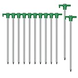 12PCS Tent Stakes, Camping Stakes,AVOFOREST 7.1inch