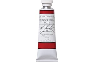 M. GRAHAM & CO. M. Graham Artist Oil Paint Quinacridone Rose 1.25oz/37ml Tube