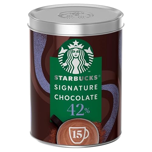 Starbucks Signature Chocolate Hot Chocolate 42 Percent Cocoa Powder, Brown, 330 g