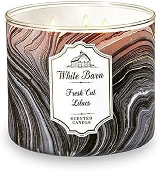 Amazon Com White Barn Bath Body Works Fresh Cut Lilacs 3 Wick