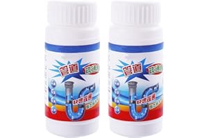 KELFEEAO Pipe Dredge, Powerful Sink and Drain Cleaner Portable Powder Sink Cleaner Pipe Dredge Deodorant Portable Powder Clea