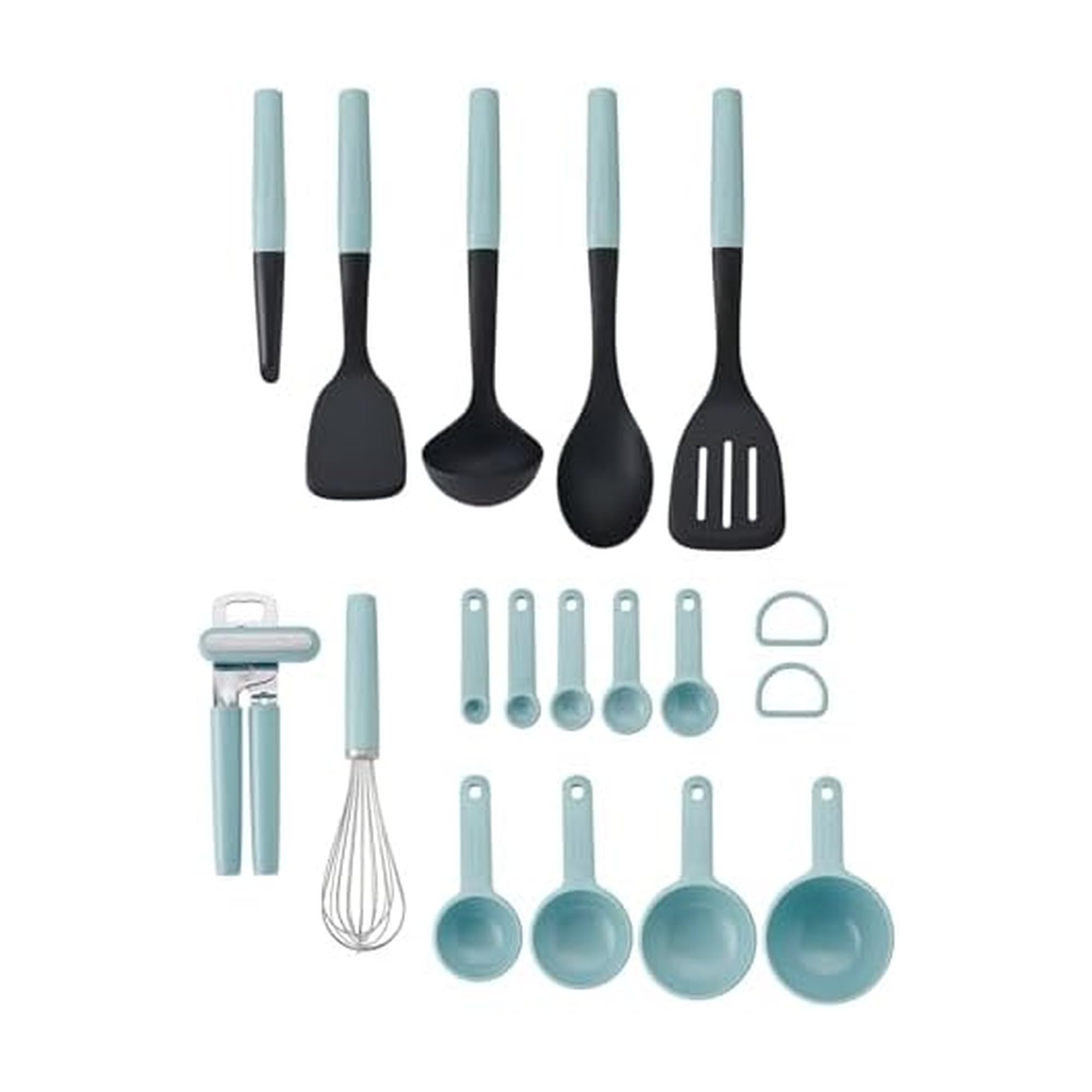 KitchenAid Universal Tool and Gadget Set, 16 Piece, Mineral Water Image