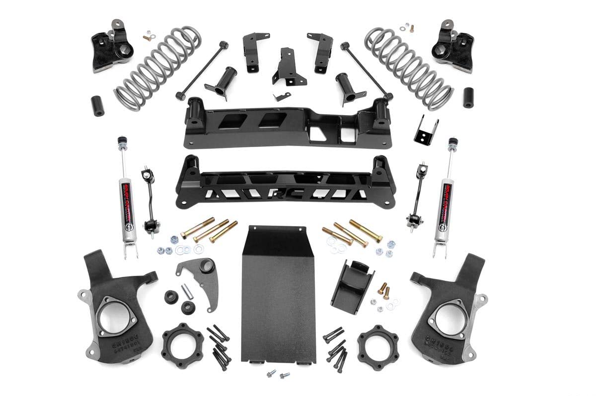 Photo 1 of **FOR PARTS MISSING TOO MANY ASEEMBLY PIECES** Rough Country 6" NTD Lift Kit for 00-06 Chevy/GMC Tahoe/Yukon 2WD/4WD - 28020