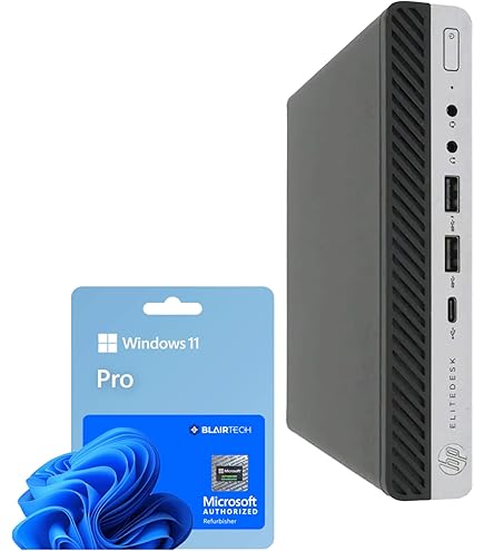 Amazon.com: HP EliteDesk 800 G6 Mini Desktop Computer PC, Six-Core