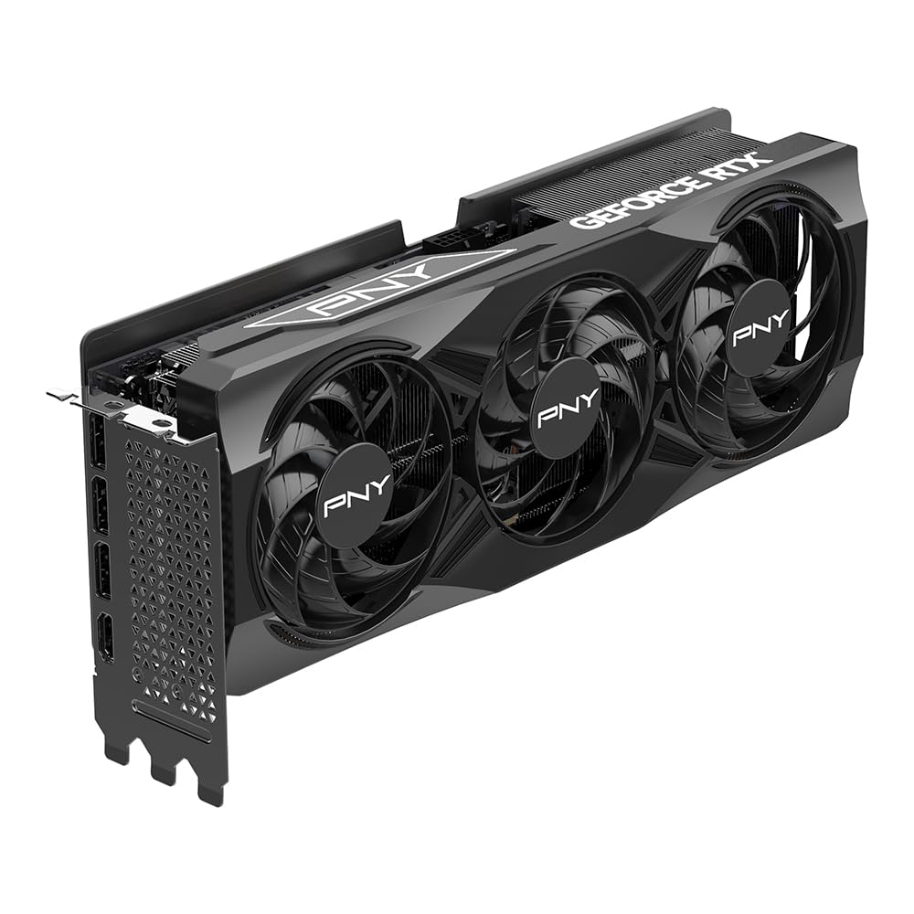 PNY NVIDIA GeForce RTX 5070 Ti 16GB Overclocked Triple Fan Graphics Card (DLSS 4, PCIe® 5.0, HDMI®/DP 2.1, 2.9-Slot)