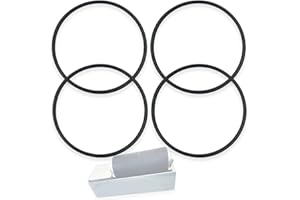 RUIQALITH 4 Pack Rock Tumblers Drive Belts Compatible with Chicago Electric Central Machinery ABN Viyuki - Replacement Rubber Bands