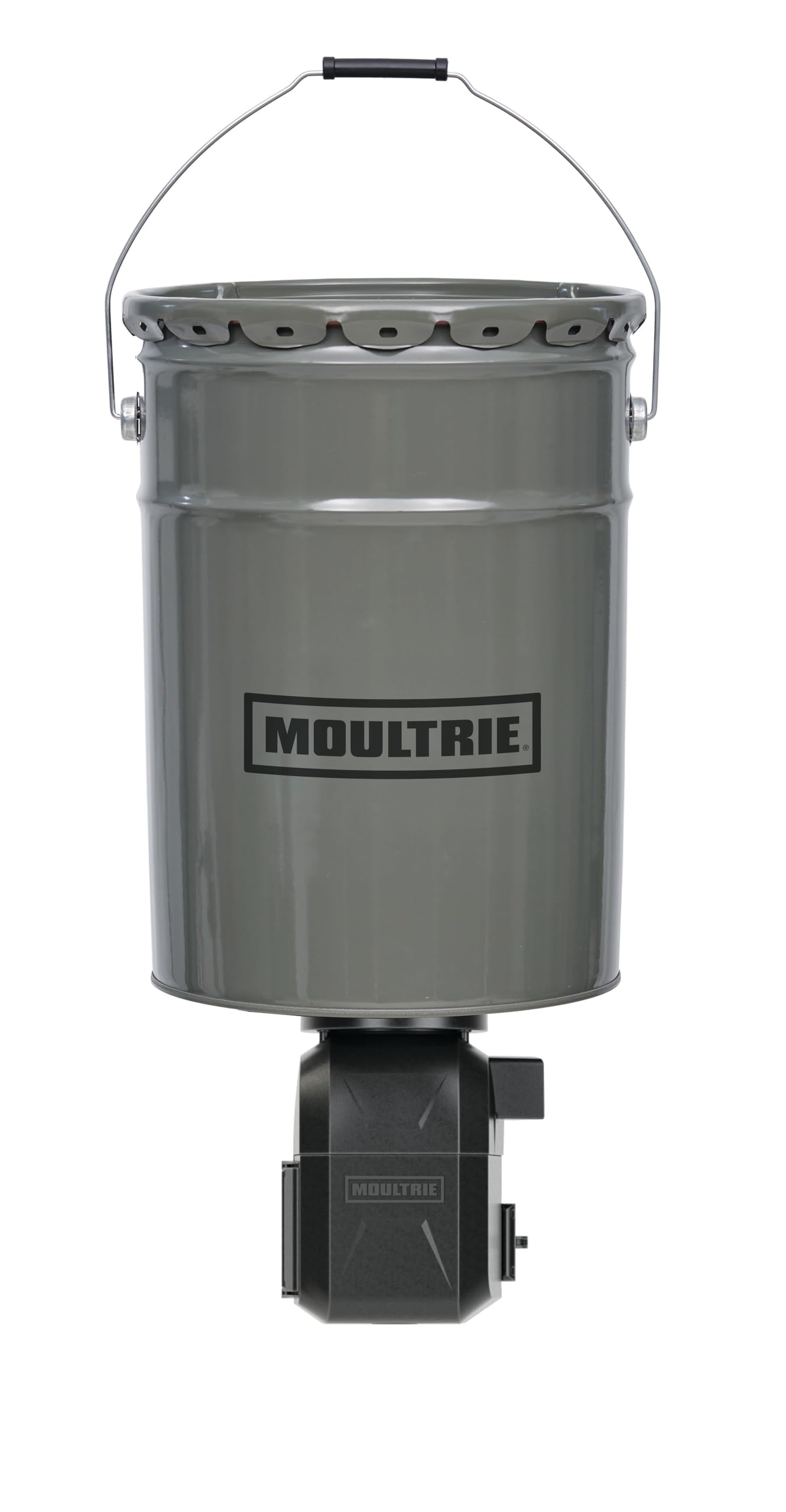 Photo 1 of Moultrie 40lb All-in-One Directional Hanging Deer Feeder - 40lb Capacity - Metal Hopper Fish Feeder - Digital Timer with 4 Daily Feeds - Moultrie Connect Bluetooth