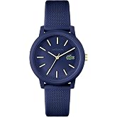 Lacoste.12.12 Women's 3H Quartz Watch, Silicone Strap, Contemporary, Stylish - Premium Fashion Timepiece - Gift for Her, 36mm