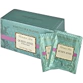 Fortnum and Mason Queen Anne Blend 25 Count Tea Bags (1 Pack) | Cellophane Sealed Box | Enveloped Teabags