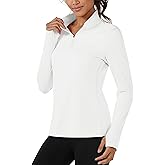 TACVASEN Women's Fleece Pullover Quarter Zip Sweatshirt Thermal Shirts Long Sleeve Athletic Tops