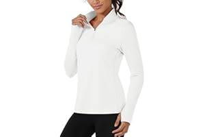 TACVASEN Women's Fleece Pullover Quarter Zip Sweatshirt Thermal Shirts Long Sleeve Athletic Tops