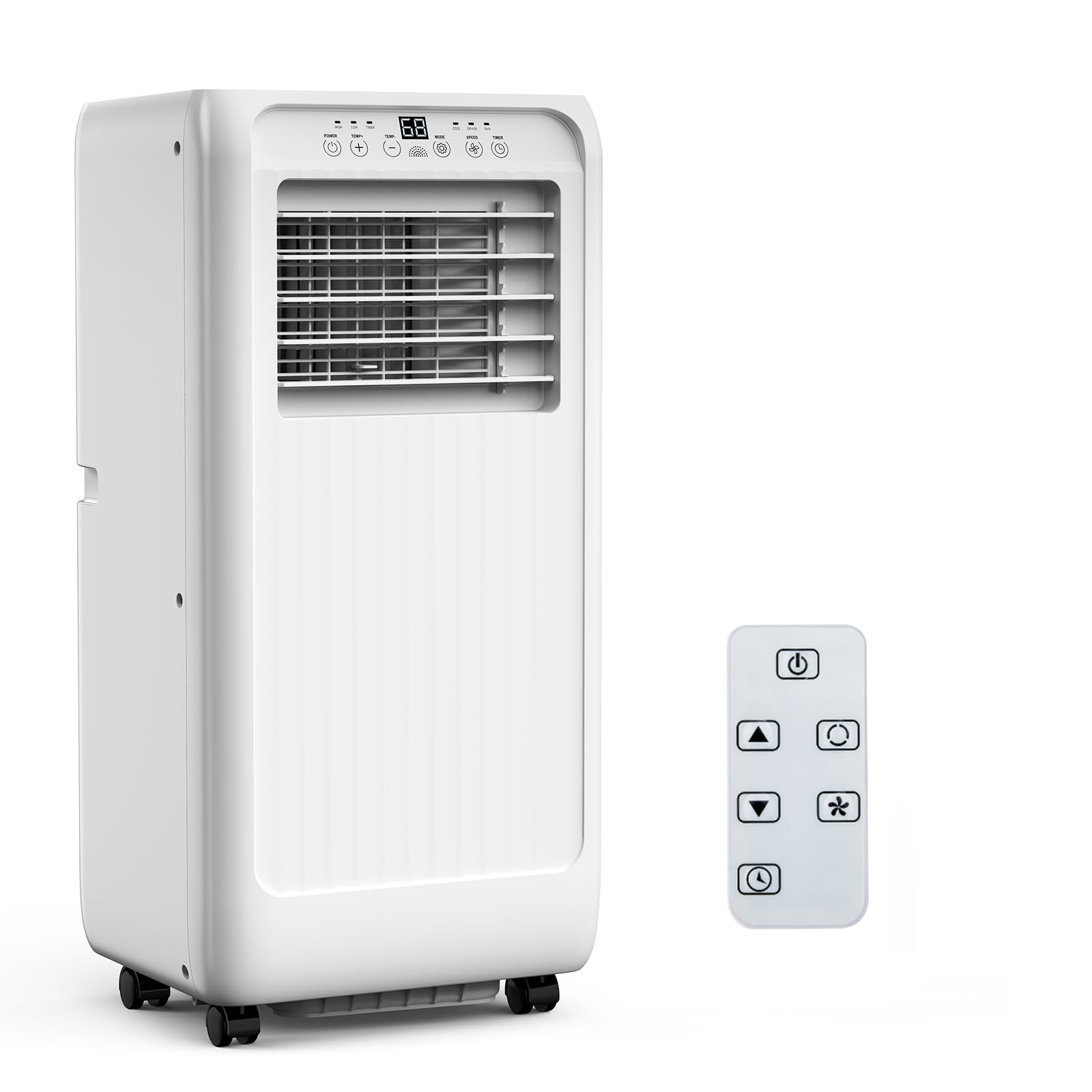 Photo 1 of ***FACTORY SEALED*** 10000 BTUs Portable Air Conditioner, Cooling, Dehumidifying, Fan 3-in-1 Mode, with Remote Control & Retractable Window Kit, LED Display, 24H Timer, Cools up to 450 Sq. Ft. for Home Office