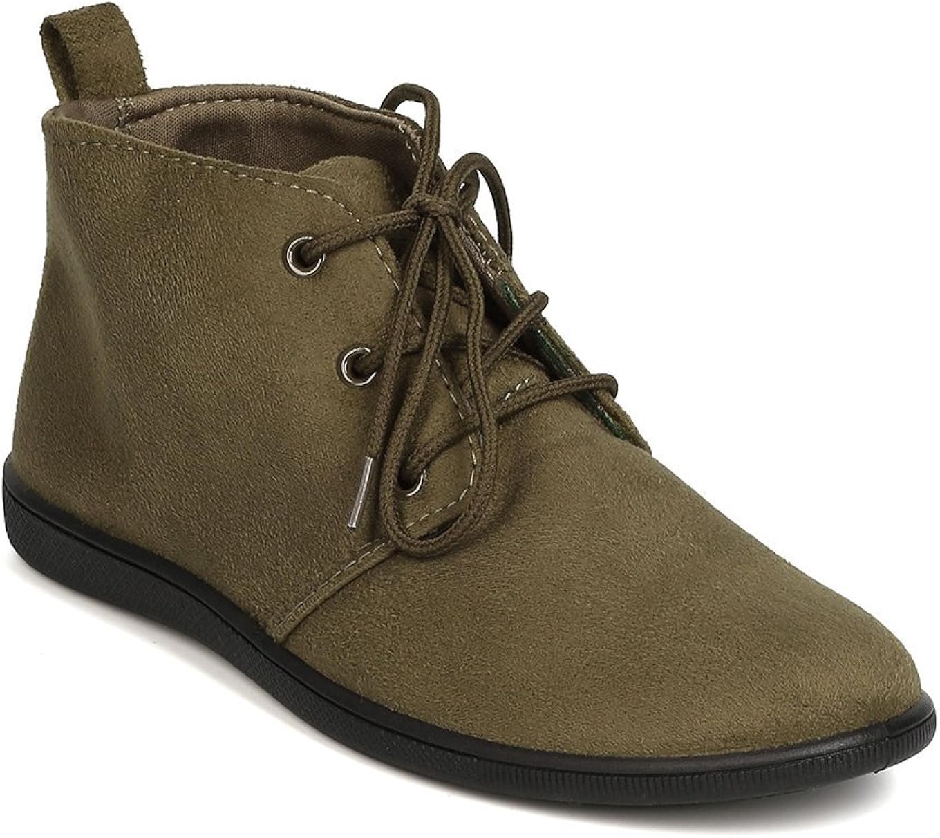 round toe desert boots