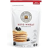 King Arthur Keto Wheat Pancake Mix: Low Carb, High Protein Breakfast Solution - Just Add Water for Fluffy Pancakes or Waffles - Non-GMO, Kosher Certified, 12 oz Pouch