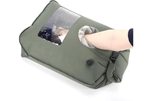 HENLISEN Portable Washing Machine for Camping RVing Travel Laundry Solution Washbag Kid Clothes Manual Washer Camp Dry Bags Self-sufficient Hand Wash Bag Backpacking Traveller RV Adventures Essential