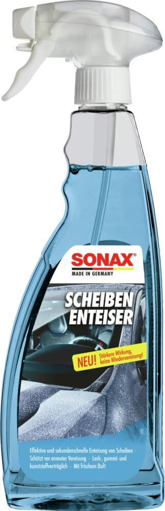 SONAX ScheibenEnteiser (750 ml) sekundenschnelles enteisen von Scheiben ohne kratzen und eine rundum klare Sicht im Winter | Art-Nr. 03314410