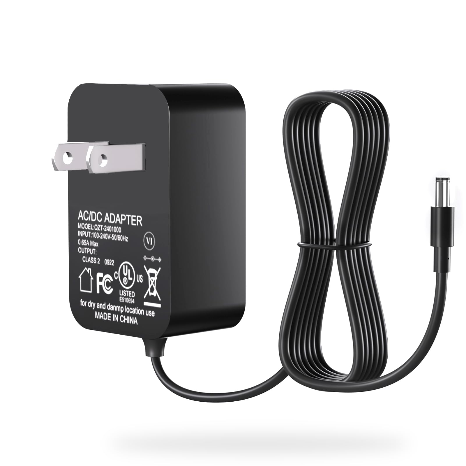 Photo 1 of 12V Computer Monitor Power Cord for Z Z-Edge UG24 UG25I UG27 UG27P UG27PJ UG27Q UG27S U27C 24" 27" 240Hz Gaming Monitor AC Adapter Charger Replacement UL Listed